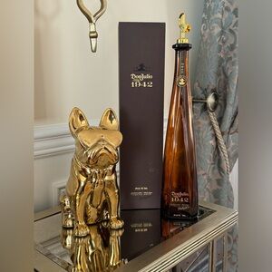 Handcrafted Olive Oil Glass Dispenser repurposed 1942 DonJulio tequila bottle